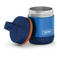 thumbnail image 4 of Bocal à Aliments Isolé Sous Vide Thermos 10 OZ Avec Poignée - Bleue, 4 of 6