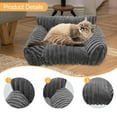 thumbnail image 6 of Cat Sofa Bed Pet Couch Washable Plush Comfortable Sleeping Bed for Indoor Cats Small Dogs Under 5kg, 6 of 9