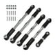 thumbnail image 1 of 5 piezas de enlaces de dirección ajustables para coche RC, repuesto de alta resistencia, actualización profesional, barra de acoplamiento RC para, 1 of 9
