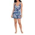 thumbnail image 3 of Simply Slim Women's and Plus Wild Waves Swim Dress, Sizes S-2X, 3 of 4