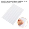 thumbnail image 4 of Unique Bargains Photo Corner Sticker PVC Self Adhesive Picture Mounting Label White 20 Sheets/2040 Pcs, 4 of 5