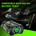thumbnail image 5 of 1 Pack 5000mAh Lithium Replacement for EGO Battery Compatible with EGO Battery 56V Fits for EGO 56V Battery BA2800 BA2800T BA4200 BA4200T BA1400 BA1400T CS1604 HT2400 LB6504 Fast Charging, 5 of 7