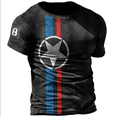 thumbnail image 3 of Camiseta retro europea y americana para hombre, camiseta de ciclismo holgada informal de manga corta con estampado 3D, camiseta deportiva para hombre, 3 of 5
