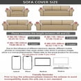 thumbnail image 2 of 1PC Jacquard Skirted Sofa Cover - Elastic Design, Pet Anti-Dirty & Wear-Resistant, Universal for Living Room, Home Decoration Sofa Protection Cover (Including Sofa Cushion Cover), 2 of 10