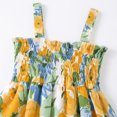 thumbnail image 5 of Busydd 3 Months-3 Years Baby Girl Dress with Hat Fashion Floral Print Sleeveless Sundress Casual Summer Cute Girls Dresses 18-24 Months, 5 of 9