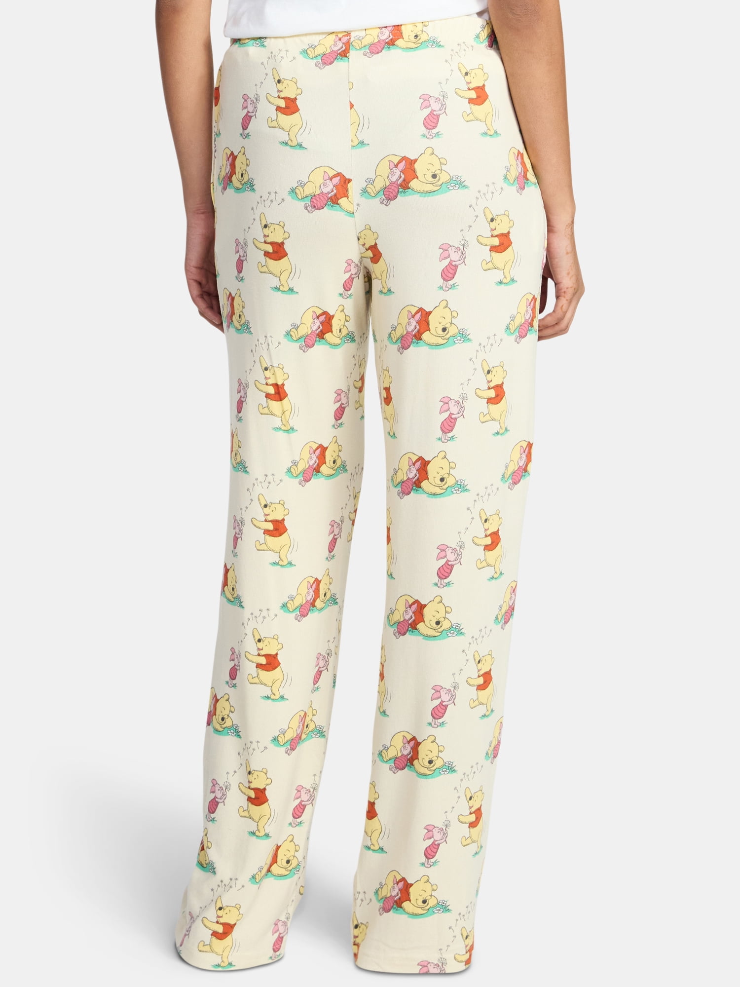 Winnie the Pooh Women's Hacci Knit Wide Leg Sleep Pants, Sizes XS-3X