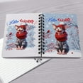thumbnail image 4 of Hello Winter Sphynx Smiling in Red Scarf Hat Welcome Christmas Spiral Bound Journal Cat Lover Kitten Owner Gifts Idea 5x7in Spiral Notebook - 00017, 4 of 5