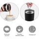 thumbnail image 3 of Vaso de 20 oz, taza de café aislada al vacío de acero inoxidable, taza de viaje de doble pared con tapa para bebidas frías y calientes (paquete de 2, negro) Ormromra LRWJ258-1, 3 of 7