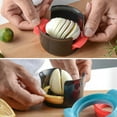 thumbnail image 2 of BOLLSLEY 2 Pack 3 in 1 Egg Slicer for Hard Boiled Egg Stainless Steel Wire Slicer Strawberry Fruit Cutter Kitchen Supply, 2 of 6