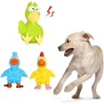 thumbnail image 4 of Pet Toy-3PCS Latex Pet Dinosaur Shape Sounding Molar Teeth Cleaning Chewing Biting Interactive Training Toy for Dogs, 4 of 7