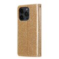 thumbnail image 3 of compatible iPhone 15 Pro Glitter Powder Love Leather Phone Case Cheap and fine, 3 of 4