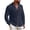 Navy, variant on Fnooota Mens Casual Button Down Shirts, Holiday Lightweight Long Sleeve Breathable Summer Shirts Khaki Size M-3XL