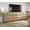 Oak, variant on WAMPAT 9-Drawer Modern TV Stand with Concealed Handles & Metal Base,Entertainment Center for TVs up to 100 Inch, Media Console for Living Room & Bedroom