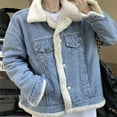 thumbnail image 5 of Jackets for Women Lightweight Jacket Women Women's Long Sleeve Denim Shirt Jacket - Casual Button Up, Distressed Details, Autumn Winter Outerwear, 5 of 9