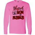 thumbnail image 3 of Inktastic Blessed to Be Called Mom and Nana Long Sleeve T-Shirt, 3 of 5