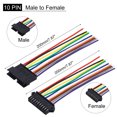 thumbnail image 2 of Male to Female 10Pin Breadboard Jumper Wire 2.54mm Pitch Cable 20cm 10 Set, 2 of 7
