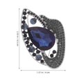 thumbnail image 6 of CTIRCHIU Elegant Floral Brooch Pin for Women, Rhinestone Jewelry Accessory Set, Perfect for Anniversary, Parties, and Special Occasions, 6 of 8