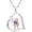 Miscarriage Mom Gift-Forget Me Not, variant on 925 Sterling Silver Miscarriage Memorial Necklace for Women