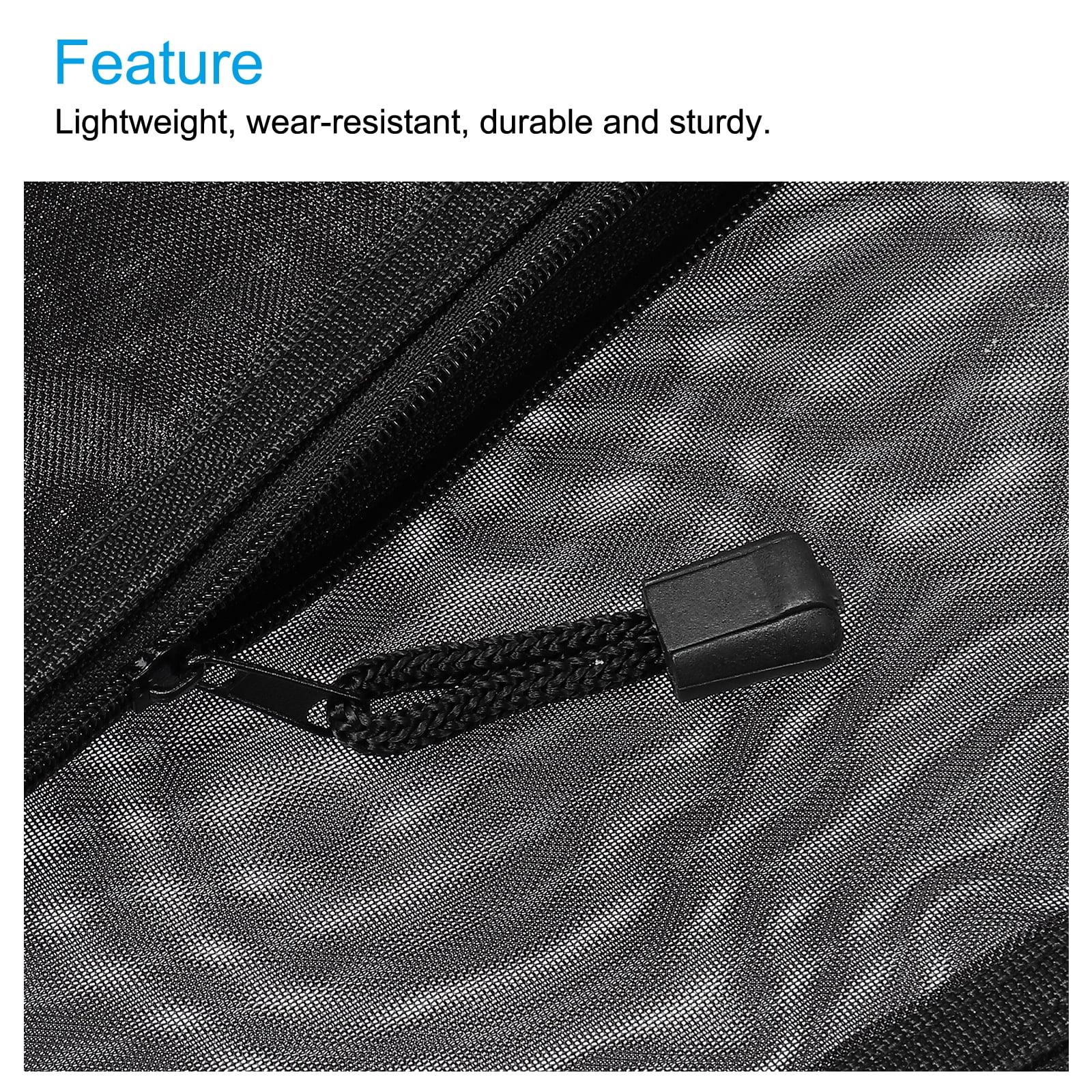 Unique Bargains Durable Zipper Bags for Organizing Supplies 7.9" x 3.9"