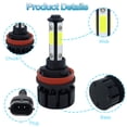 thumbnail image 2 of IVBDQV H11/H9 LED Headlight Bulbs For Toyota Tacoma 2016-2020 High/Low Beam 6000K Bright White, 2 of 13