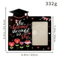 thumbnail image 2 of Tainini Graduation Picture Frame ,6Pcs Black 2024 Graduation Frame Photo Graduation High School College,9.8x7.9in, 2 of 2