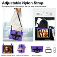 thumbnail image 3 of Case for iPad Air 5th/4th Generation 10.9 inch 2022/2020 Case with Shoulder Strap, Shockproof Handle Kickstand, Purple, 3 of 7