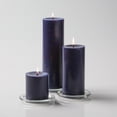 thumbnail image 1 of Richland Pillar Candles 3" x3", 3" x6" & 3" x9" Navy Blue Set of 12, 1 of 1