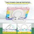 thumbnail image 5 of Dteck Case for Lenovo Tab M8 3rd Case 8.0 2022 8505/8506, Heavy Duty Ring Kickstand Hybrid Soft Silicone and Hard Back Shell Kids Friendly Cover Built in Pen Holder, Rainbowpink, 5 of 10