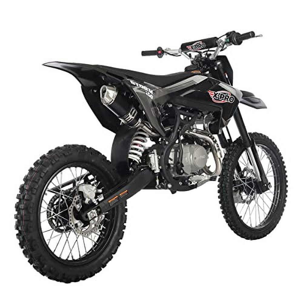 X-Pro Brand New 150cc Gas Pit Dirt Bike, 4 Manual Transmission Electric/Kick Start 19"/16" Tires