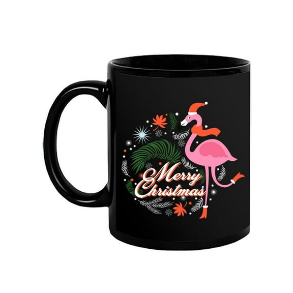 Christmas With Flamingo Mug - SPIdeals Designs,