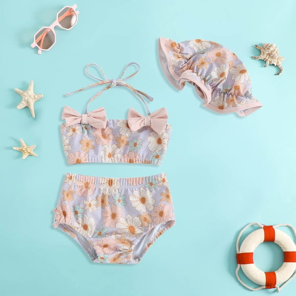 Maillot de Bain Fille Filles Deux Pièces Maillot de Bain Maillot d'Été 3 m