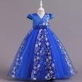 thumbnail image 1 of Vestido infantil Vestido de princesa Vestido de novia para niñas medianas y grandes Falda larga de malla para niñas, 1 of 6