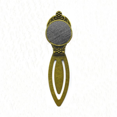 thumbnail image 1 of Fabric Flax Gray  Bookmark Retro Office Label Page Marker, 1 of 4