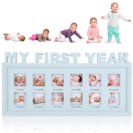 Sonew Cadre Photo Nouveau Ne Bebe Photo Souvenir Ma Premiere Annee Memoire Cadeau Special Pour Mur De Chambre Affichage Decoratif Photo D Affichage Cadre Photo Walmart Canada