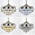 thumbnail image 4 of Fandian Ceiling Fan with Lights, Remote Chandelier Fixture, Fandelier, Color Changes Lighting Decors for Living Room, Dining Room, Bedroom, 4 of 10