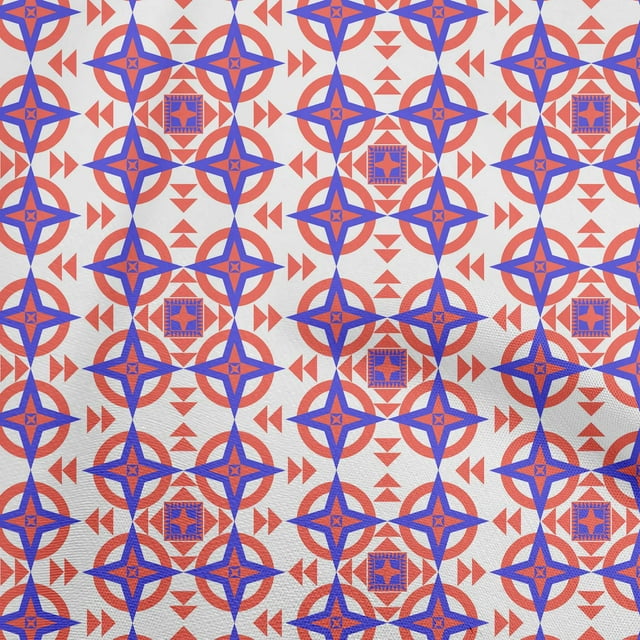 oneOone Silk Tabby Light Red Fabric Geometric Sewing Craft Projects Fabric Prints By Yard 42 Inch Wide