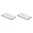 thumbnail image 3 of Guardoinrt Stylish And Durable Bathroom Storage Tray For Easy Organization Stable And Durable Resin Bathroom Storage Organizer Type 1 2Set, 3 of 6