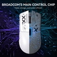 thumbnail image 4 of ATTACK SHARK X11 Mouse Inalámbrico para Juegos con Base de Carga RGB, Tri-modo 2.4G/USB-C con Cable/bluetooth, 22000 DPI, Sensor PAW3311, 5 Botones Programables, Cinta de Agarre Incluida, Blanco, 4 of 8