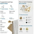 thumbnail image 5 of St. Vincent Champagne Bronze Towel Bar 18 Inch Wall Mount Bathroom Hardware, 5 of 6