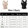 thumbnail image 6 of 4-in-1 Snatch Bra Waist Trainer Corset Tops for Women Corset Bra Vest Waist Shaper Corset - Black - Black -L, 6 of 6