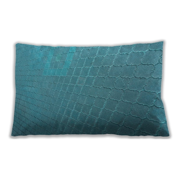 Ahgly Company Outdoor Rectangular Contemporary Lumbar Throw Pillow, 13 inch by 19 inch