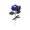 Dark Blue, variant on MInHoues 10 Pack Purple Creepy Eyeball Artificial Rose Stems, 14 Inch Gothic Spooky Faux Flower Picks, Halloween Horror Floral Decor for Vase Wreath Table Arrangement