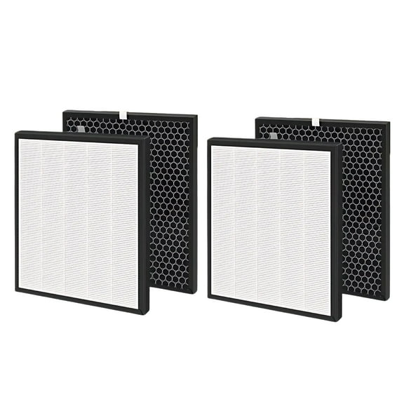 3-in-1 Air Purifier LV-PUR131 compatible HEPA filter Carbon Pre Filter Replacement Removes Smoke, 2 Sets