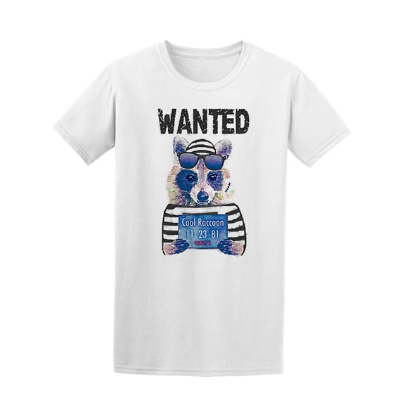 Wanted Vintage Cool Raccoon Tee Men's -Image by Shutterstock