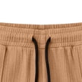 thumbnail image 5 of Besolor Men's Shorts Summer Lightweight Casual Thin Breathable Elastic Waist Drawstring Workout Running Knee Length Shorts with Pocket(3X-Large,Khaki), 5 of 5