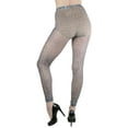 thumbnail image 5 of ToBeInStyle Women's Cheetah Print Fishnet Footless Opaque Leggings - One Size, 5 of 5
