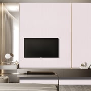 Arthome 23.6x400 Peel and Stick Wallpaper Grasscloth Textured Wall Covering,Self-Adhesive and Removable Contact Paper for Bedroom,Cabinet Countertop,Stick on Wall Paper (Pink)