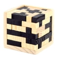 thumbnail image 1 of Rompecabezas de madera con forma de cubo AMAZA 3D en forma de T, 1 of 6