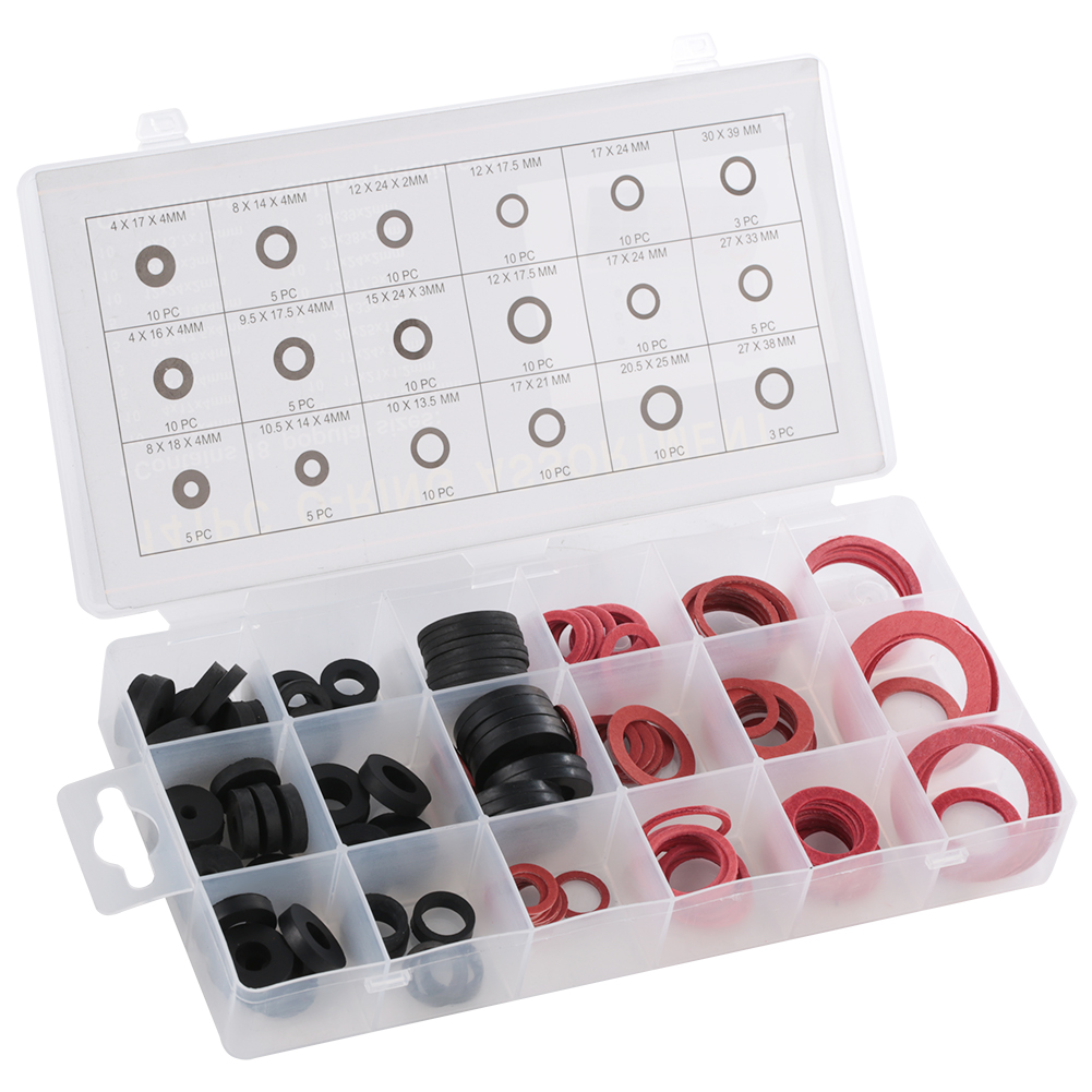 141pcs NBR O Ring Tap Seal Plumbing Gasket Rubber Washer Assortment Set ...