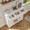 thumbnail image 5 of Storage Cabinet, Coffee Bar Cabinet with  Adjustable Shelves for Bathroom, Kitchen, Living Room, 5 of 6